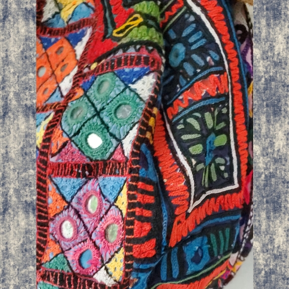 Artisan Boho Hippie Banjara patchwork bag handmade - Picture 14 of 16